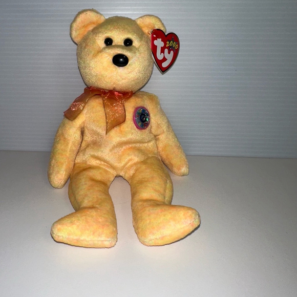 Ty Beanie Baby Sunny Yellow Plush Toy 2000 nwt new vintage - Picture 10 of 10